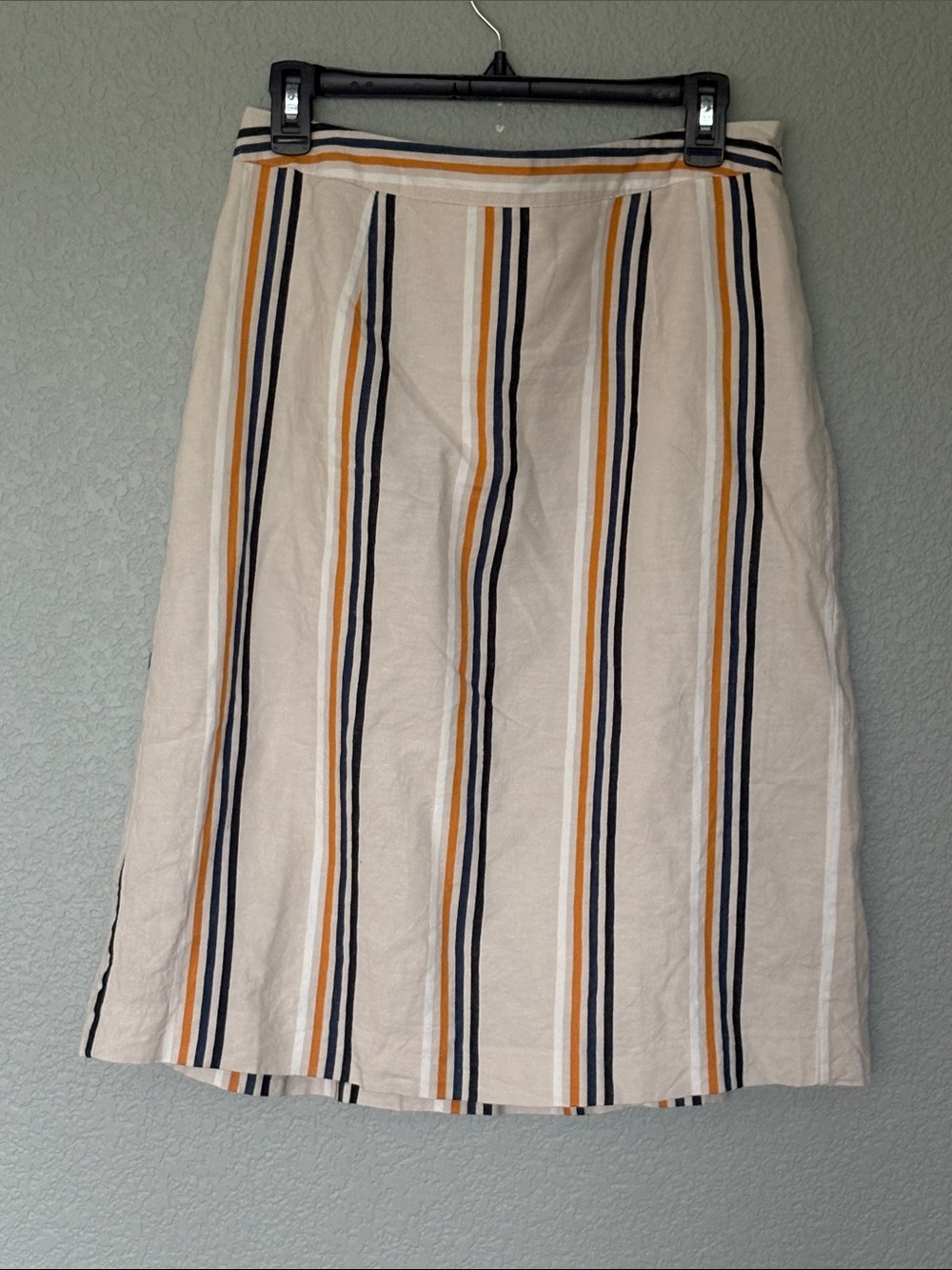 Who What Wear linen blend midi skirt